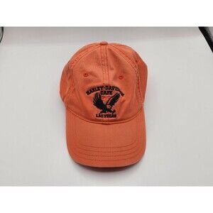 Harley-Davidson Cafe Las Vegas  Adjustable Hat~ Cap In Orange Color